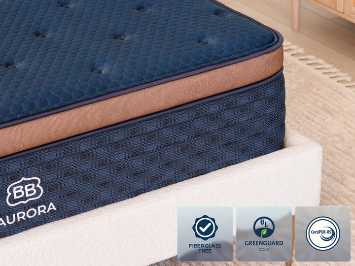 Brooklyn Bedding Aurora Luxe Cooling Firm Mattress